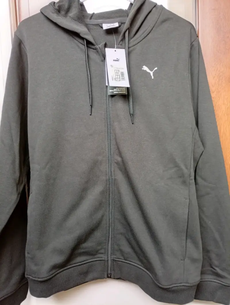 Polerón Puma con capucha negro Unisex - 6