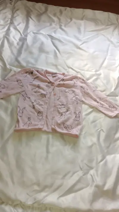 Chaqueta impermeable rosa para niña - miniatura 6
