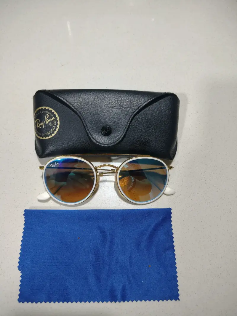 Gafas de Sol Ray-Ban Brown Gradient Mirror Blue - 1