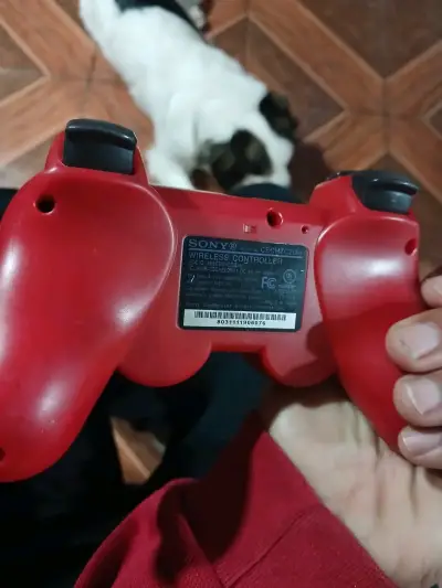Control inalámbrico rojo Sony DualShock 3 para PS3 - miniatura 3