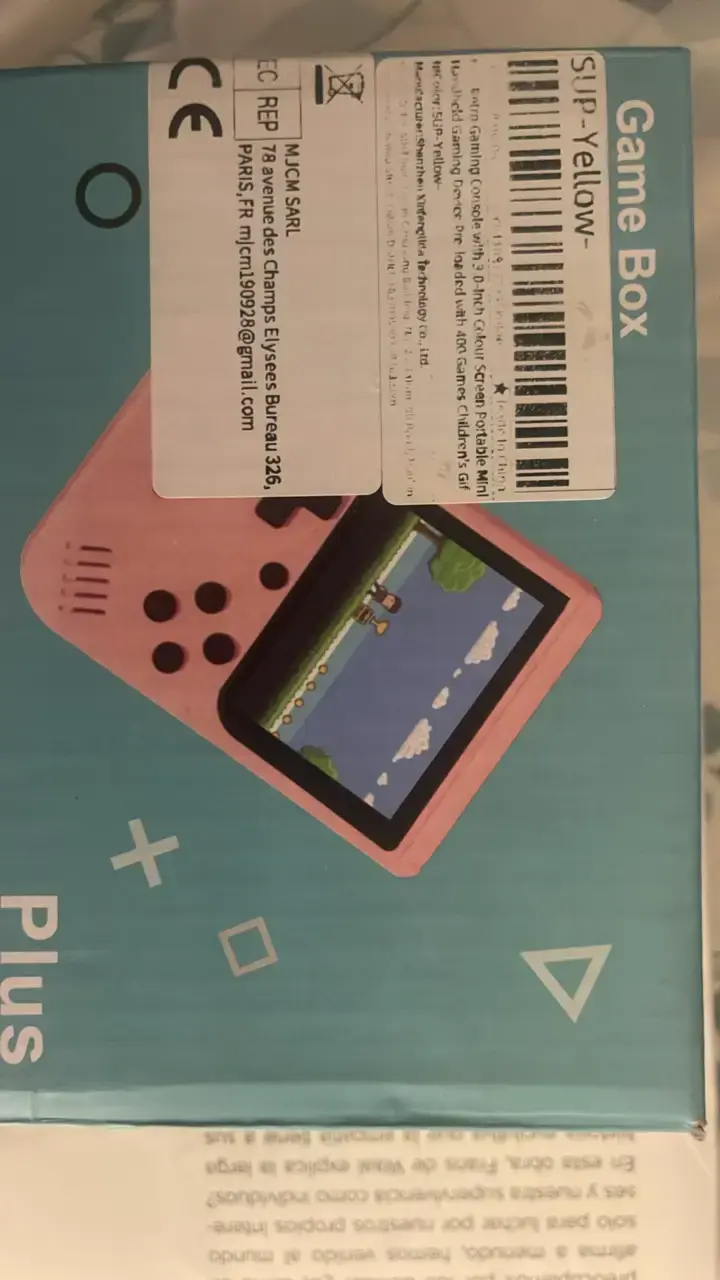 Consola portátil retro Game Box Plus rosa - 4