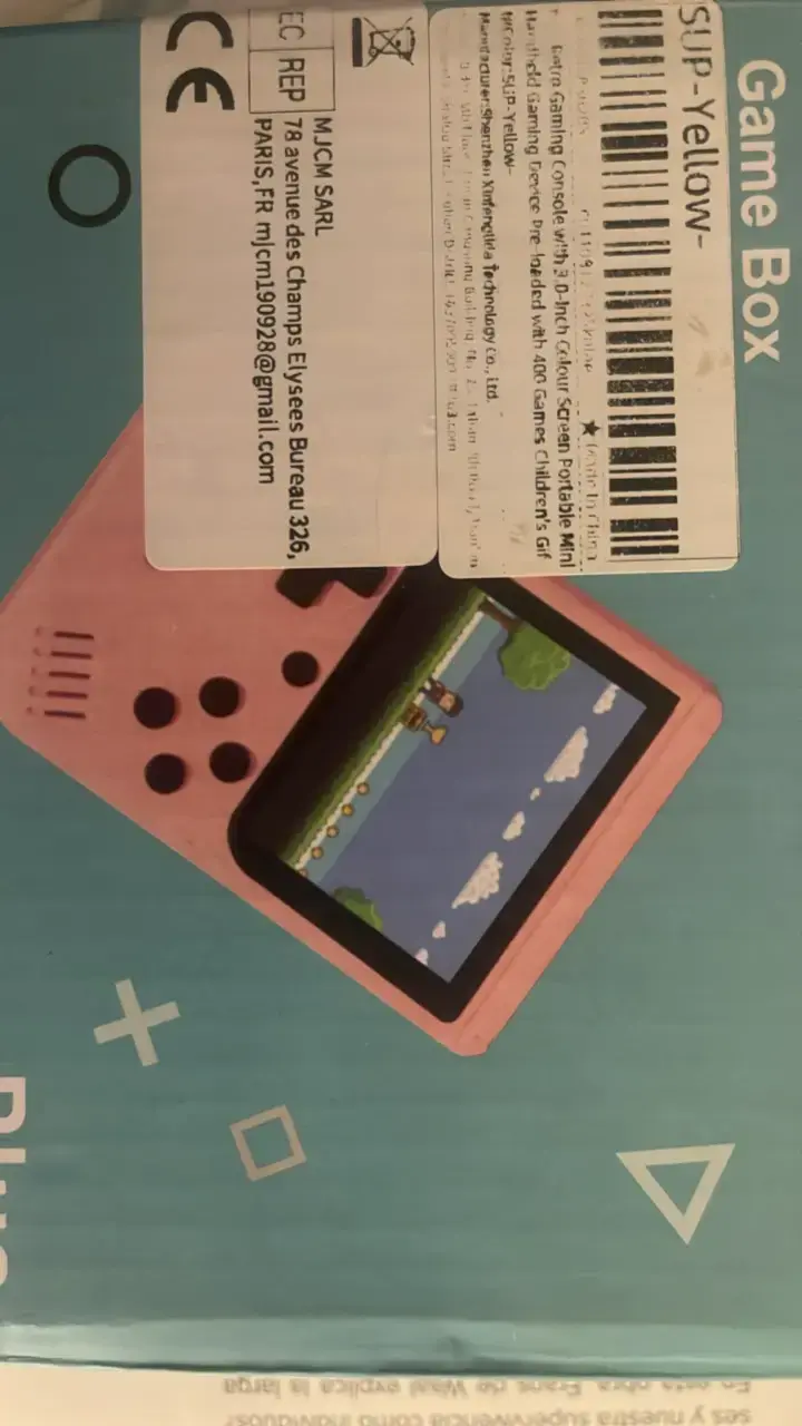 Consola portátil retro Game Box Plus rosa - 5