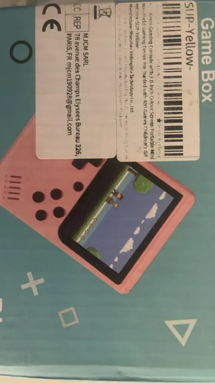 Consola portátil retro Game Box Plus rosa - 6
