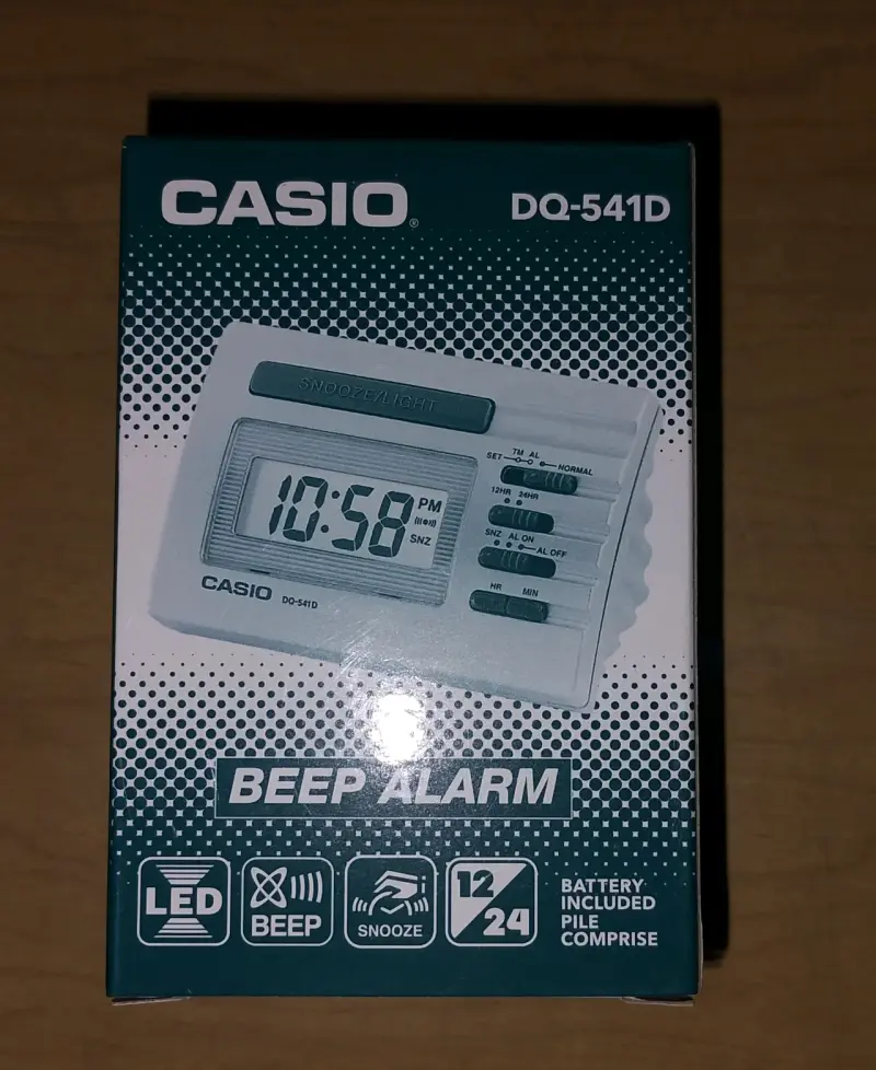 Reloj despertador digital Casio. - 6