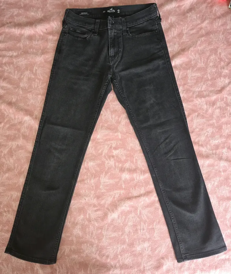 Jeans azul bootcut para mujer SO y Hollister 38-40 - 4