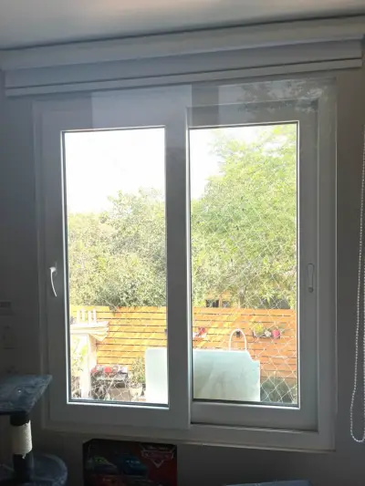 Ventana termopanel doble apertura blanco en buen estado - miniatura 2