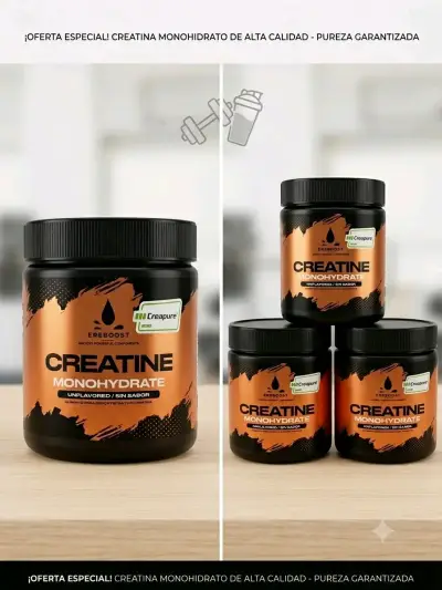 Creatina Monohidrato EREBOOST Sin Sabor - miniatura 1