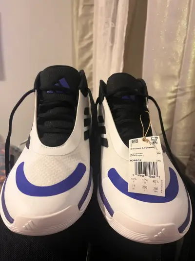 Zapatillas de Básquetbol Adidas Bounce Legends Blancas - miniatura 1