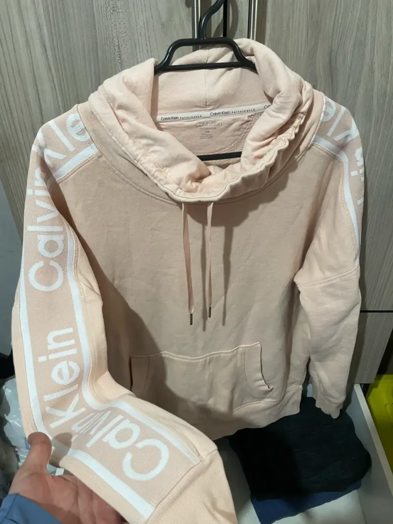 Polerón Calvin Klein beige - 1
