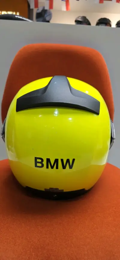 Casco de moto BMW System 6, amarillo fluo talla M - miniatura 3