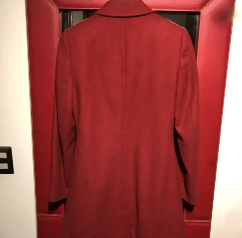 Abrigo rojo elegante Laura Ashley para mujer - 2