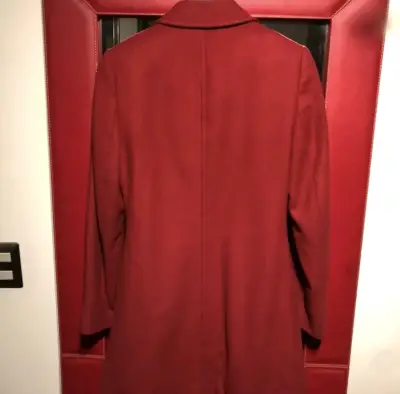 Abrigo rojo elegante Laura Ashley para mujer - miniatura 2