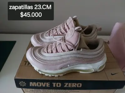 Zapatillas Nike Air Max 97 Rosadas Talla 23 - miniatura 1