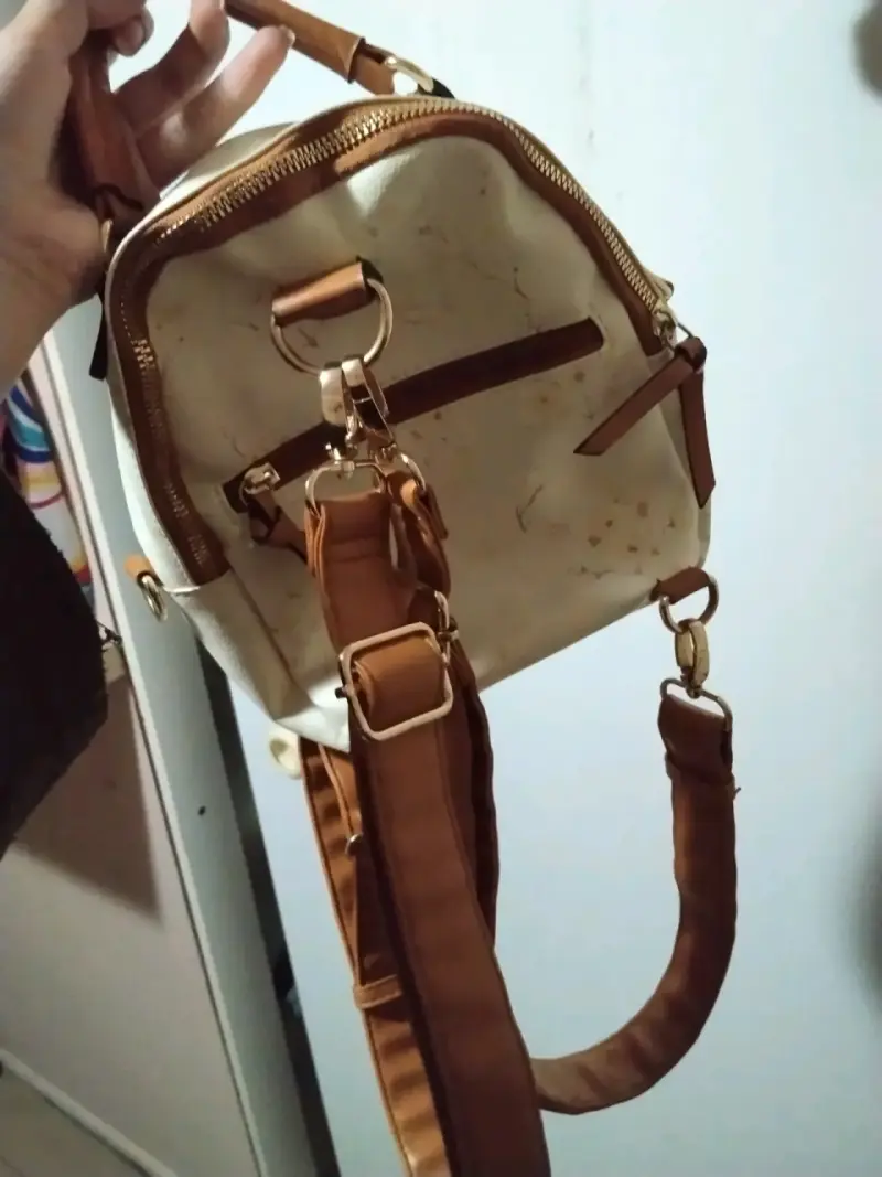 Mochila pequeña beige - 2