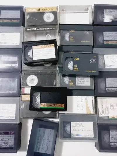 Lote de Cintas de Video VHS-C Usadas - miniatura 2