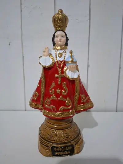 Figura Niño de Praga 21 cm religioso - miniatura 1