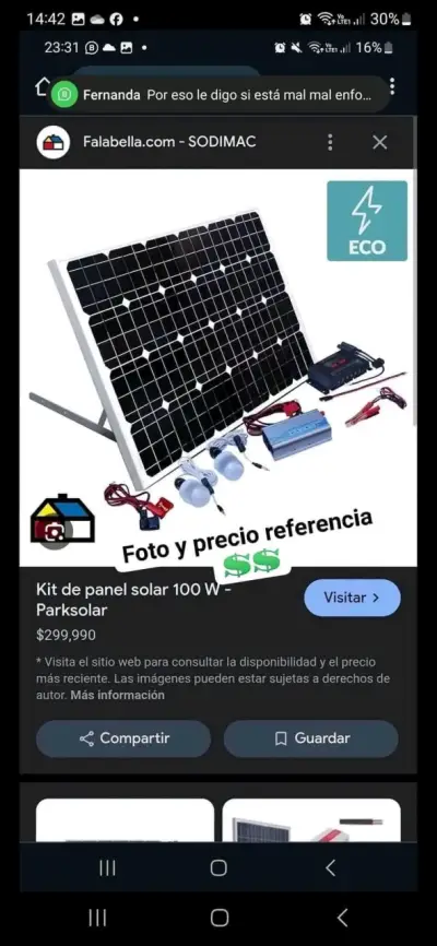 Kit de Energía Solar 125W con Accesorios - miniatura 1