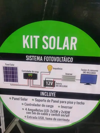 Kit de Energía Solar 125W con Accesorios - miniatura 3