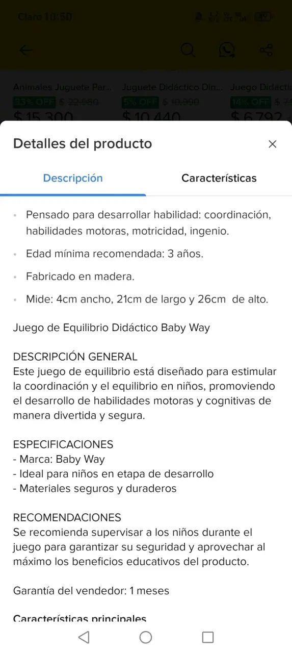 Juego de Equilibrio Didáctico Baby Way - 4