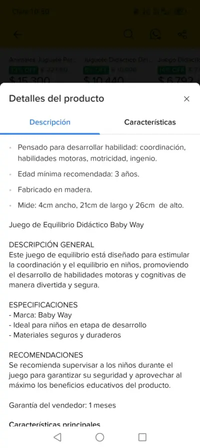 Juego de Equilibrio Didáctico Baby Way - miniatura 4