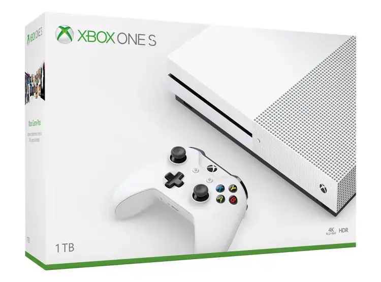 Consola Xbox One S 1TB con dos controles - 1