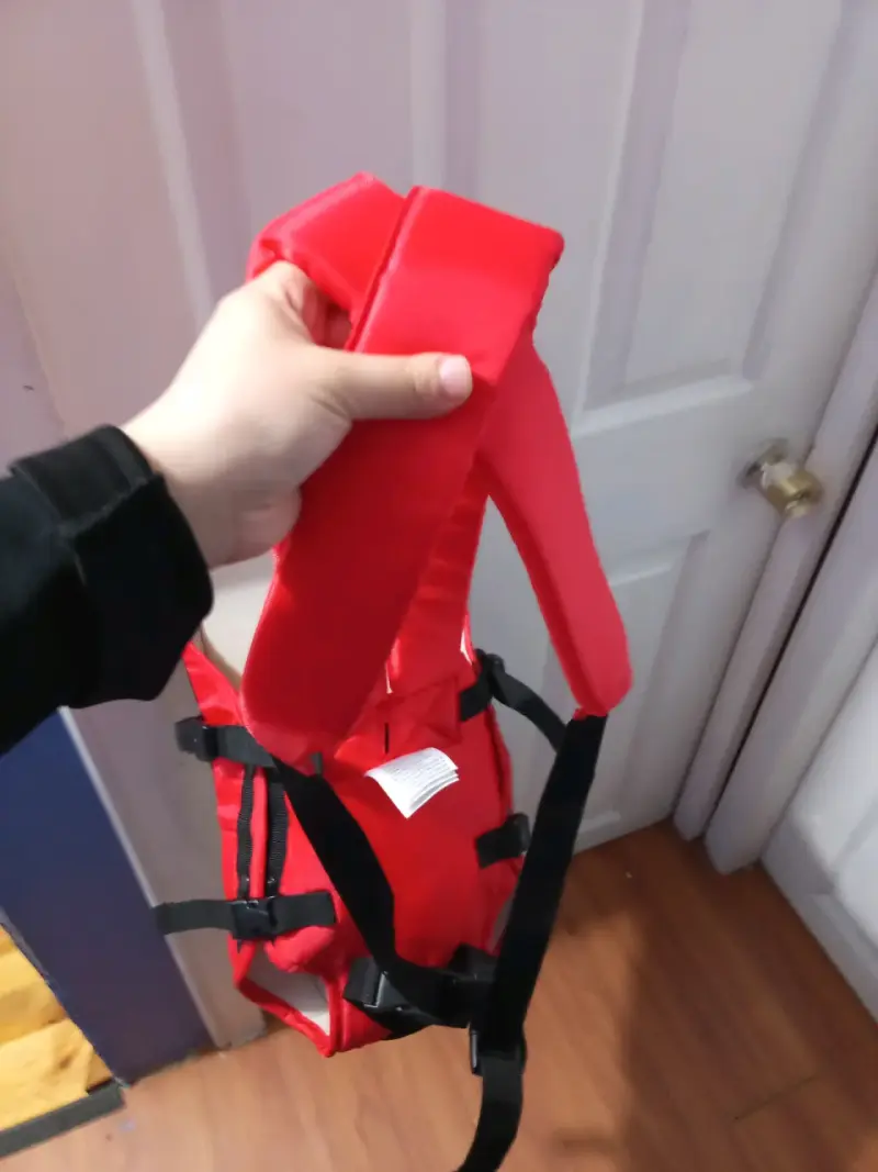 Mochila portabebé roja Bebesit - 2