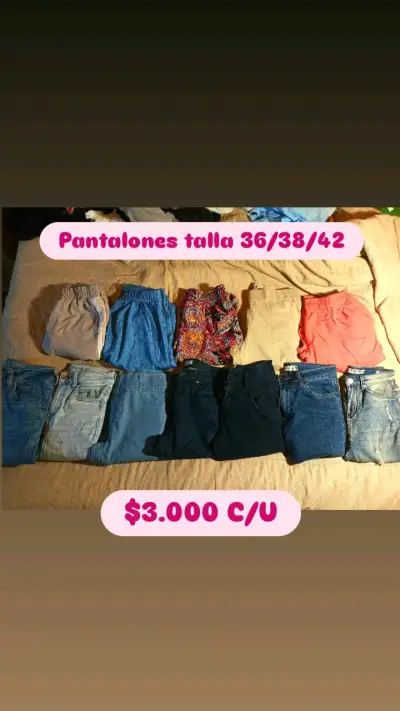 Lote de pantalones variados tallas 36/38/42 - miniatura 1