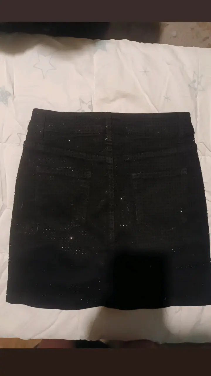Faldas de mezclilla con brillo para mujer - 5