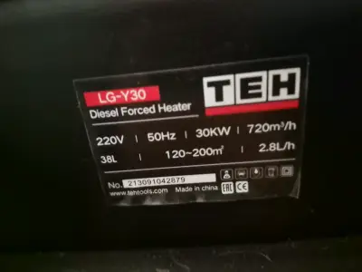 Calefactor diésel forzado TEH LG-Y30 30KW - miniatura 2