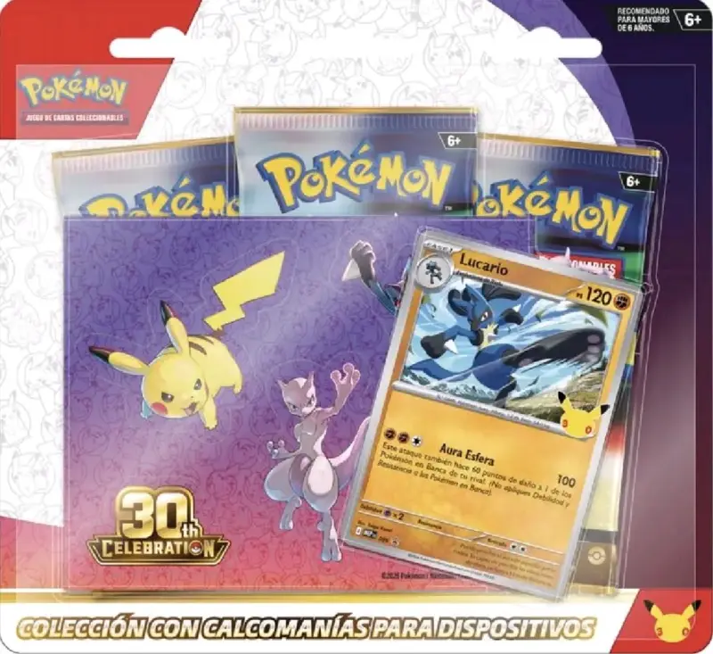 Set de Cartas Pokémon 30 Aniversario