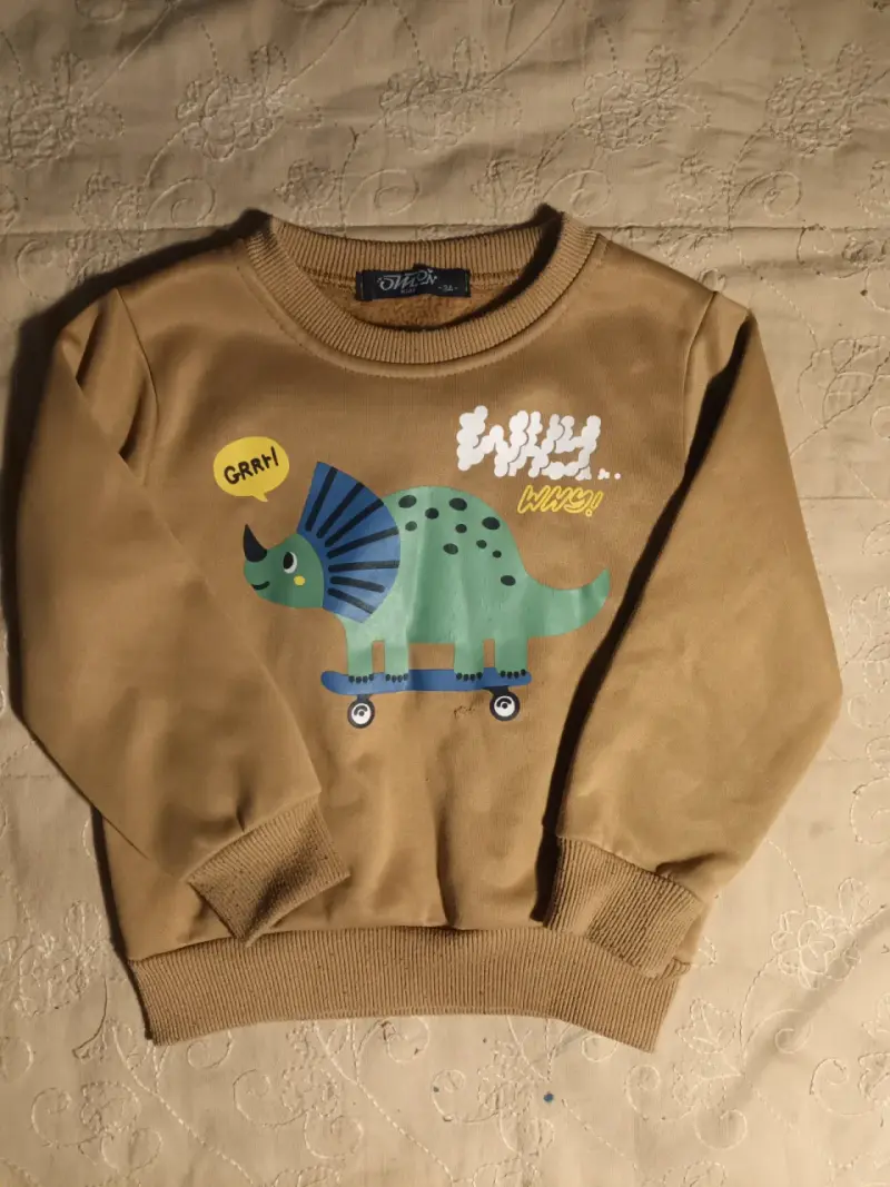 Conjunto de ropa infantil con dinosaurio - 2