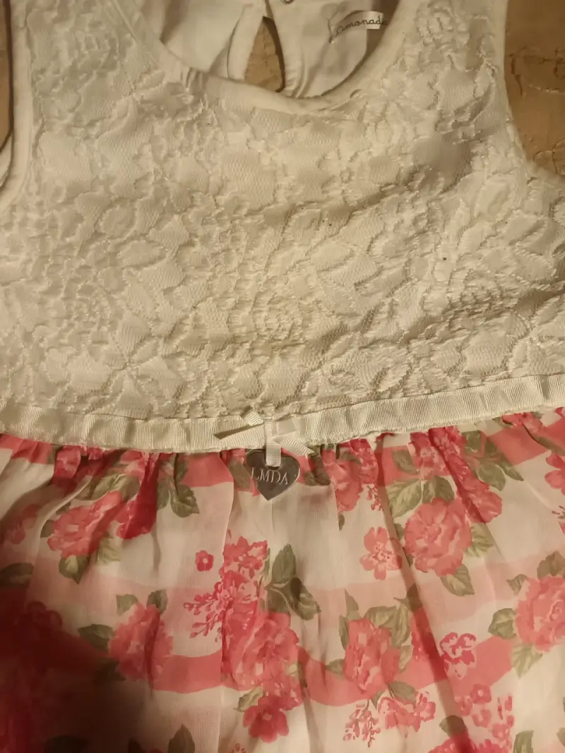 Vestido de niña floral Limonada talla 12 - 3
