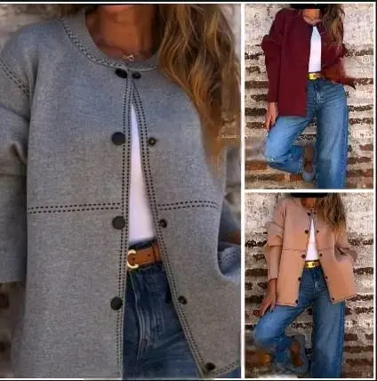 Chaqueta de punto para mujer en varios colores