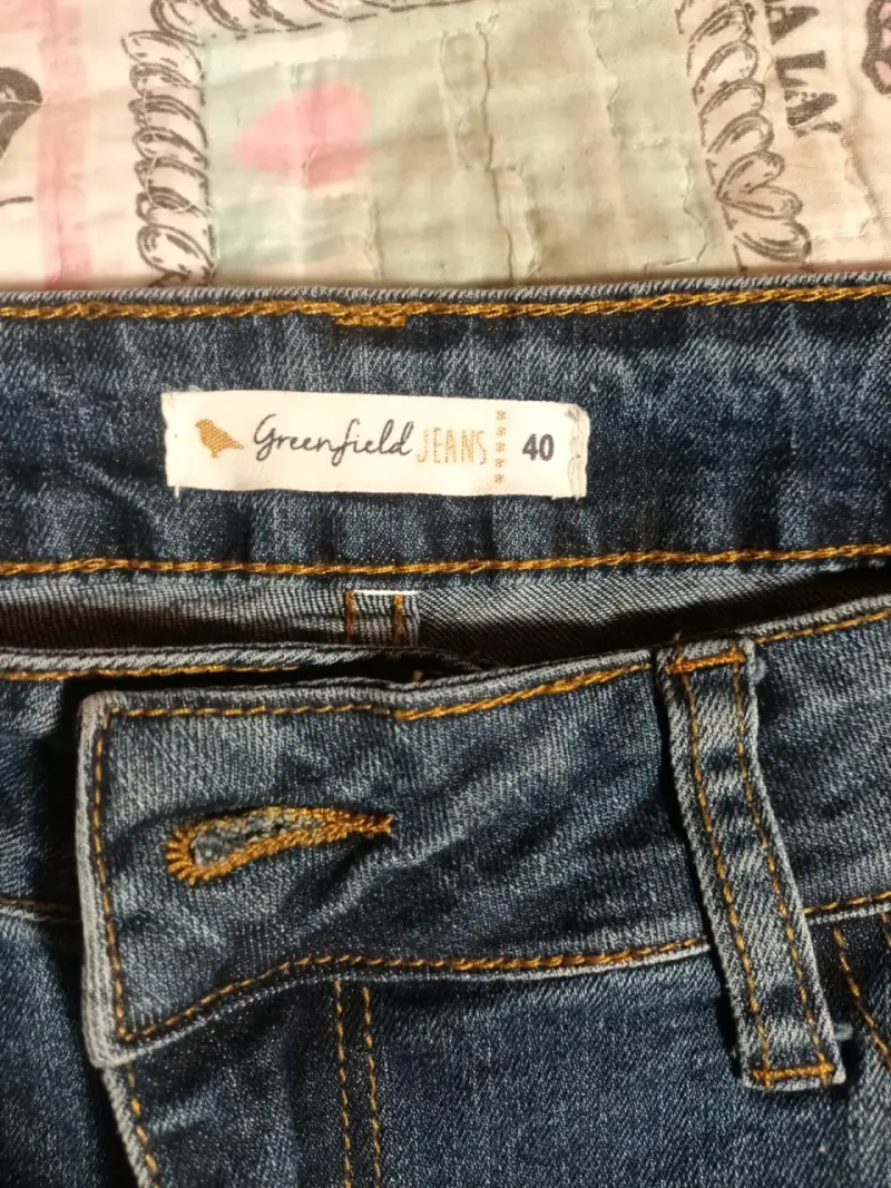 Jeans bordados Greenfield para mujer talla 40 - 3