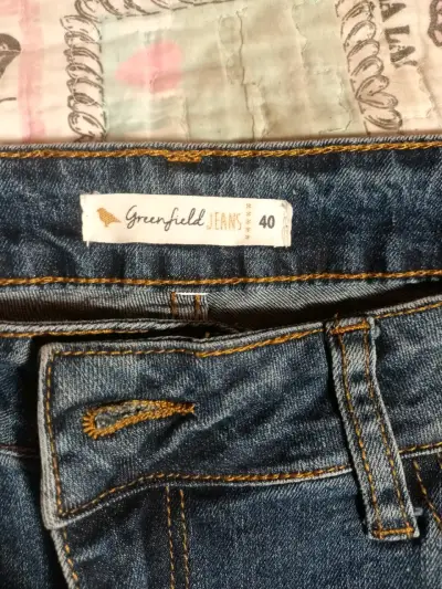 Jeans bordados Greenfield para mujer talla 40 - miniatura 3