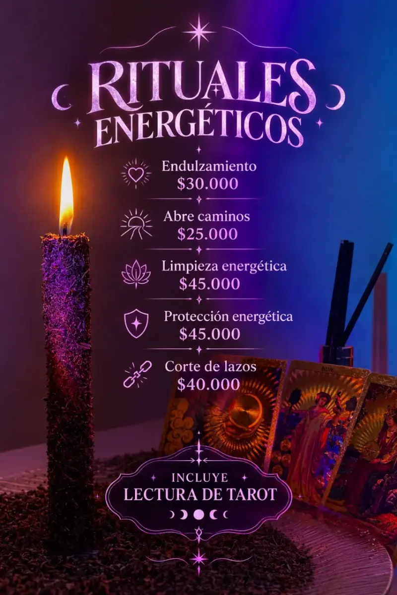 Rituales Energéticos con Lectura de Tarot
