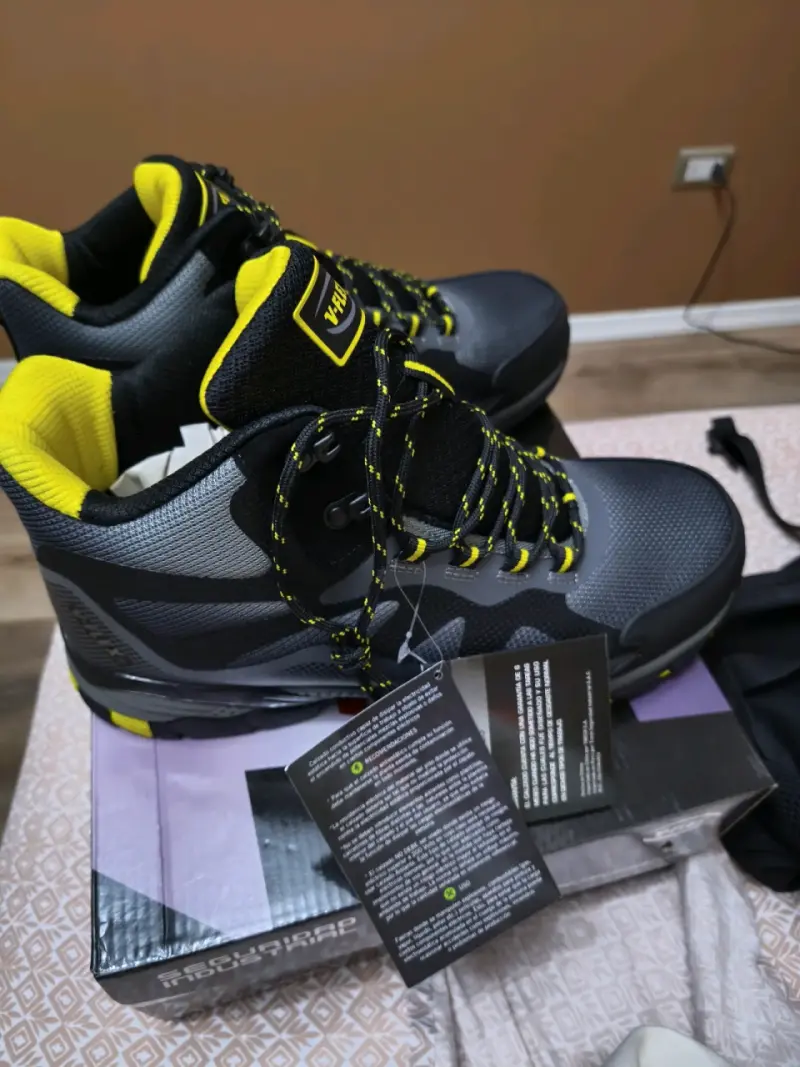 Botas de seguridad V-Flex negras y amarillas n°42 - 1