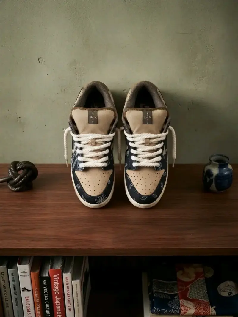 🔥 Nike SB Dunk Low Travis Scott Cactus Jack Origin - 1