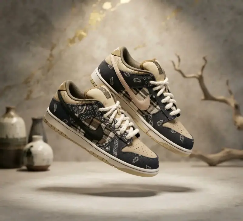 🔥 Nike SB Dunk Low Travis Scott Cactus Jack Origin - 2