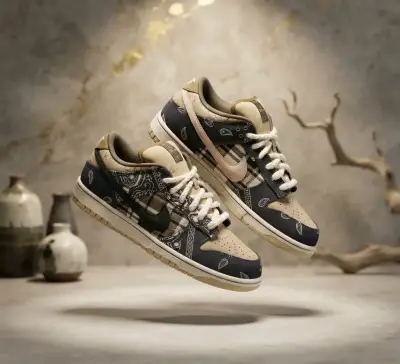 🔥 Nike SB Dunk Low Travis Scott Cactus Jack Origin - miniatura 2