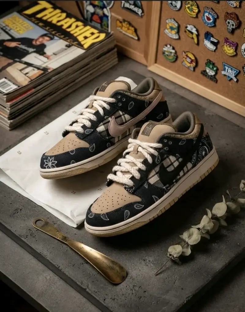 🔥 Nike SB Dunk Low Travis Scott Cactus Jack Origin - 3