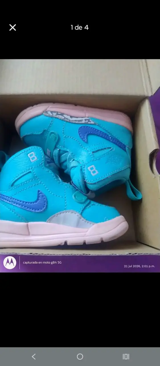 Zapatillas deportivas para niños Nike azules - 1
