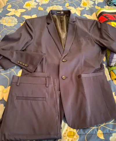 Traje formal azul marino para hombre - miniatura 1