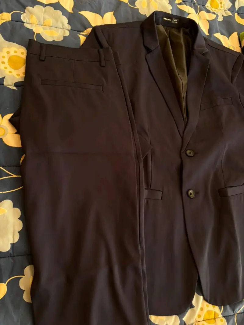 Traje formal azul marino para hombre - 3