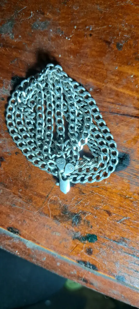 Cadena de plata 925 estilo cubano - 4