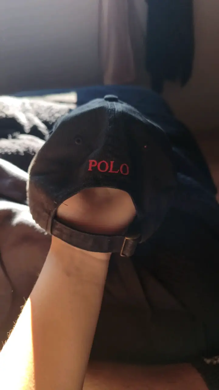 Gorra negra Polo Ralph Lauren con logo rojo - 2