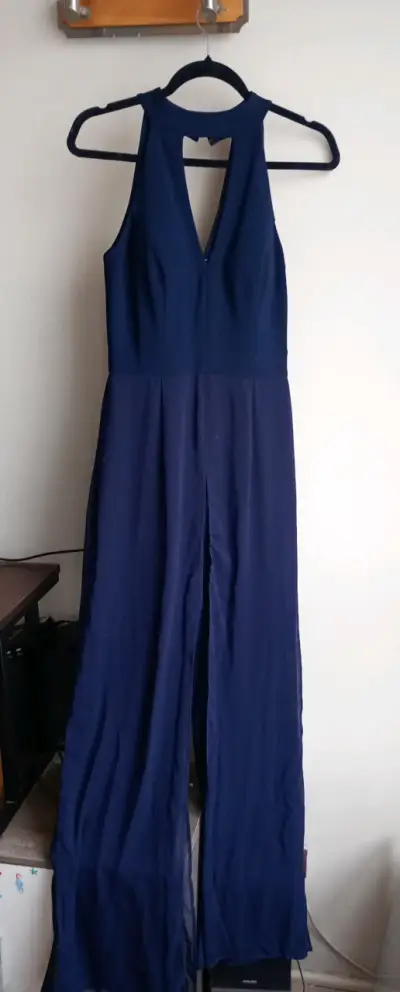 Enterito azul marino elegante para mujer - miniatura 1