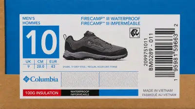 Zapatillas Columbia Firecamp Impermeables Hombre - miniatura 2