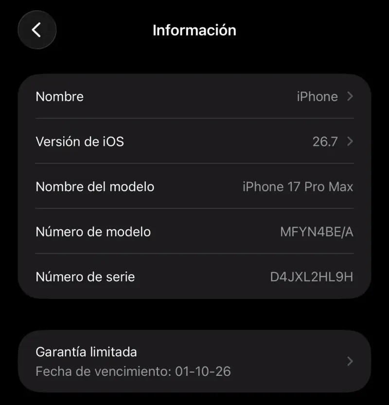 iPhone 17 Pro Max color naranja en buen estado - 4