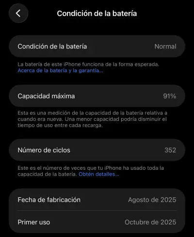 iPhone 17 Pro Max color naranja en buen estado - miniatura 5